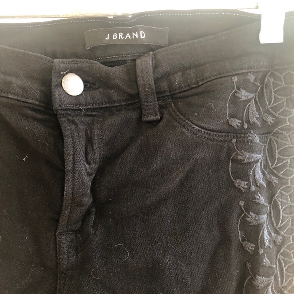 J Brand Embroidered Helena Jeans - Picture 5 of 7